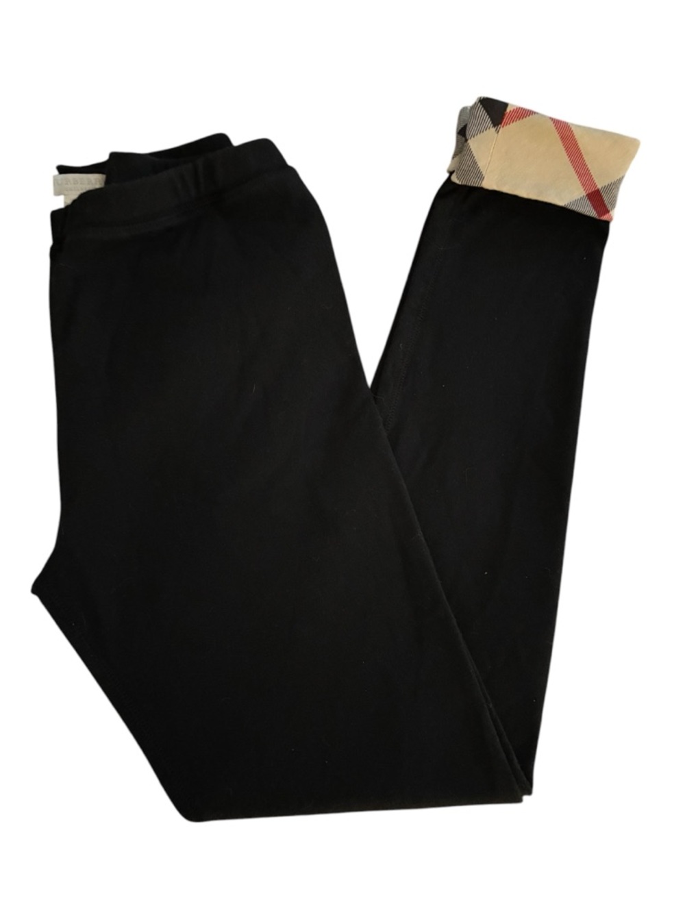 Burberry Check Cuff Leggings